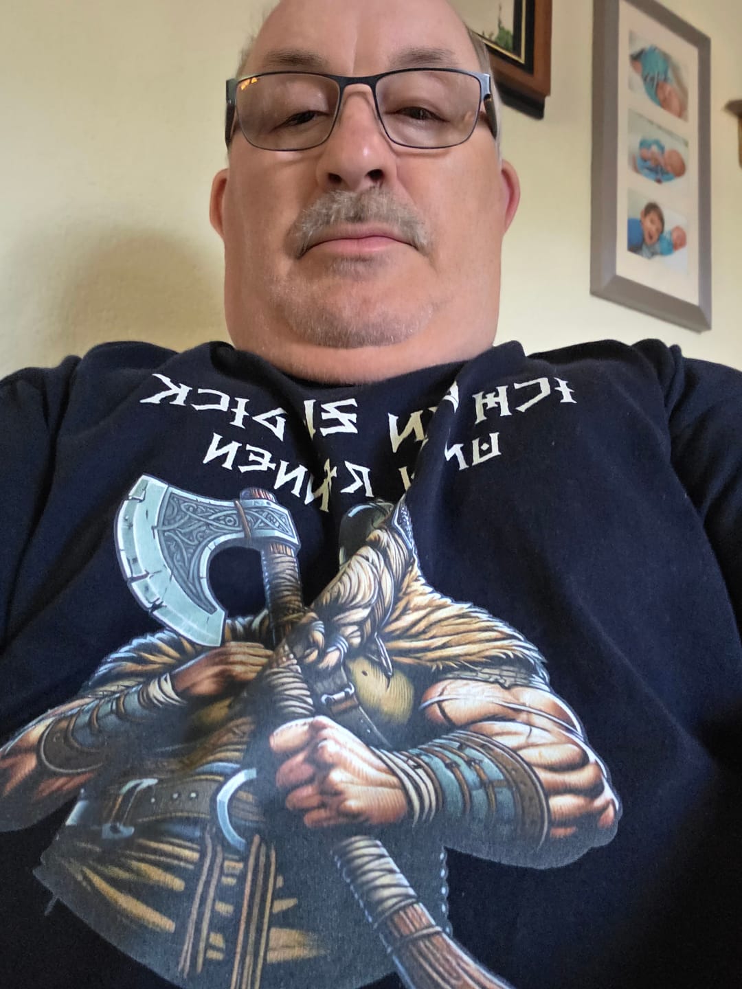 Customer photo review of Wikingerkompass  - Herren Shirt
