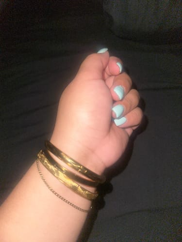 Customer photo review of Classic Flat Bangle