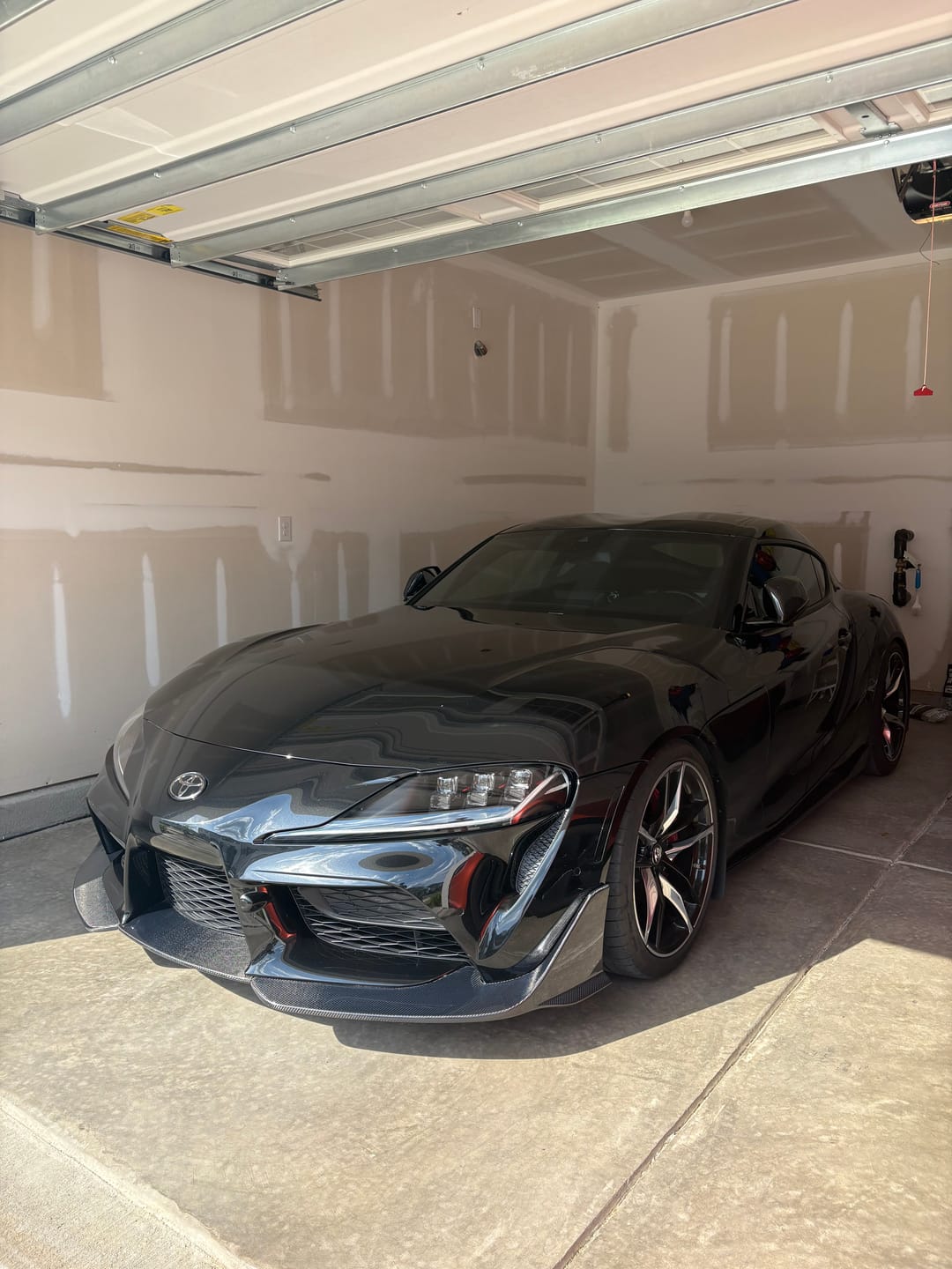 Customer photo review of 2020-Up Toyota Supra A91 CF Front Splitter Lip