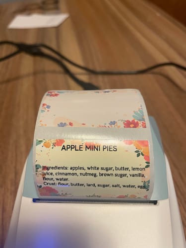 Customer photo review of Seasonal Label for B21, B1, B3S