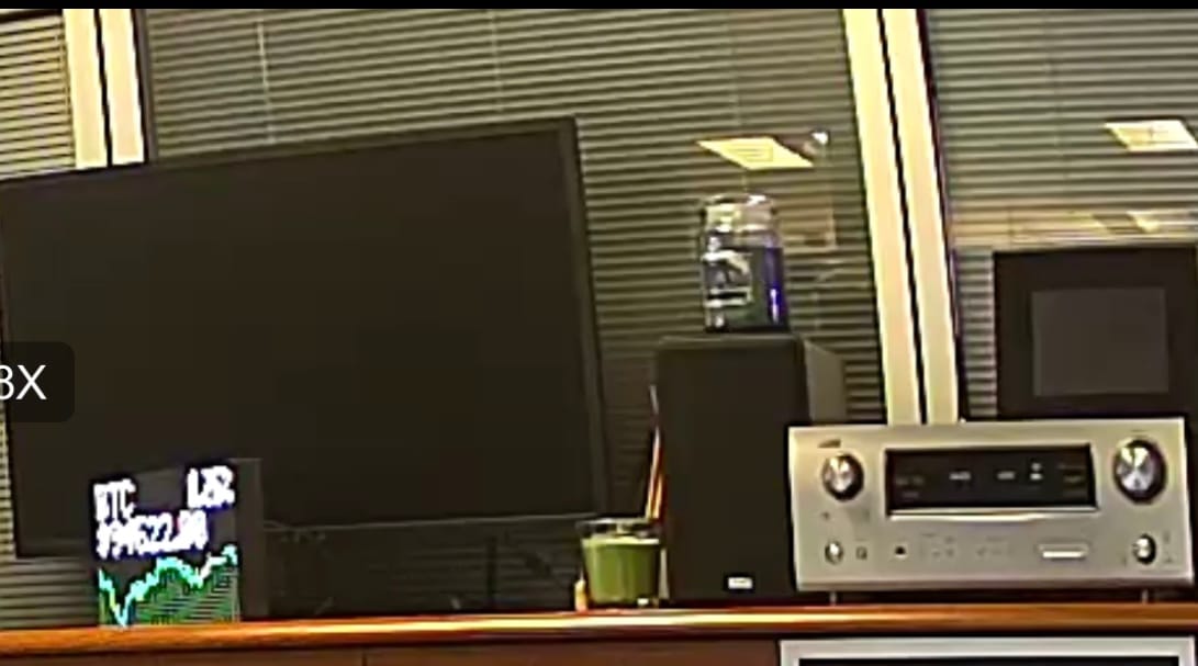 Customer photo review of Ticker Box Display