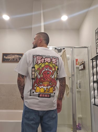 Customer photo review of Koi King T-Shirt