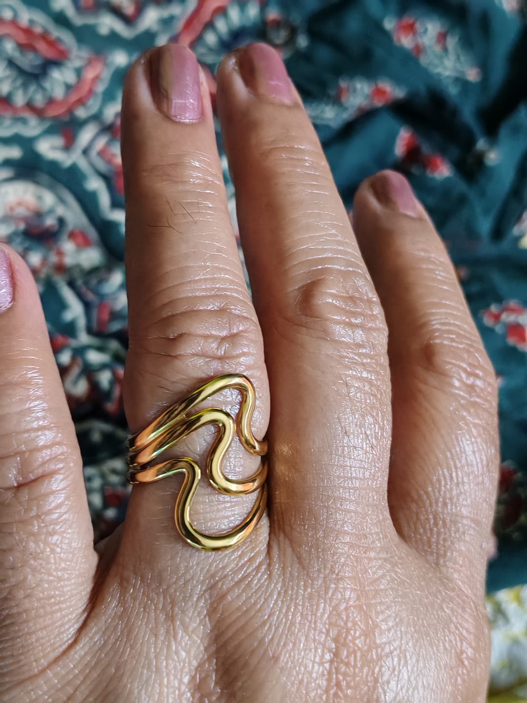 Customer photo review of Golden Valley Open Ring