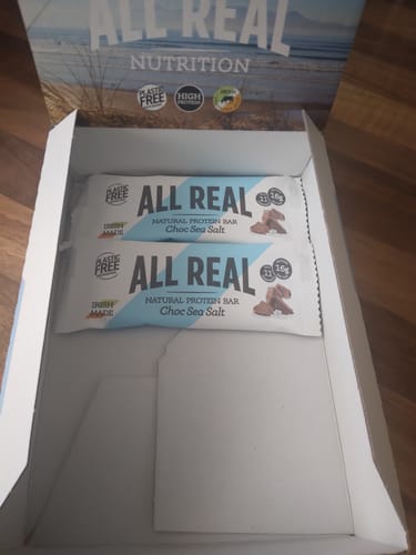 Customer photo review of Choc Sea Salt Protein Bar 50g x 12 bars