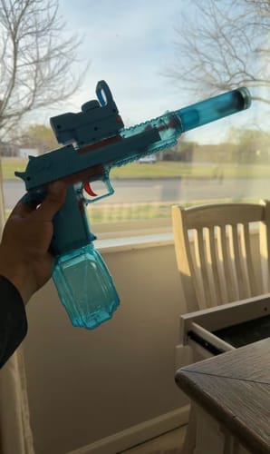 Customer photo review of Electric Water Blaster with LED Lights
