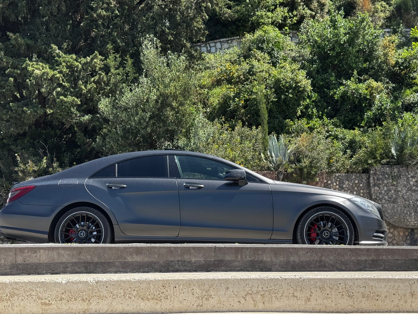 Customer photo review of Matte AMG Gray Vinyl Wrap