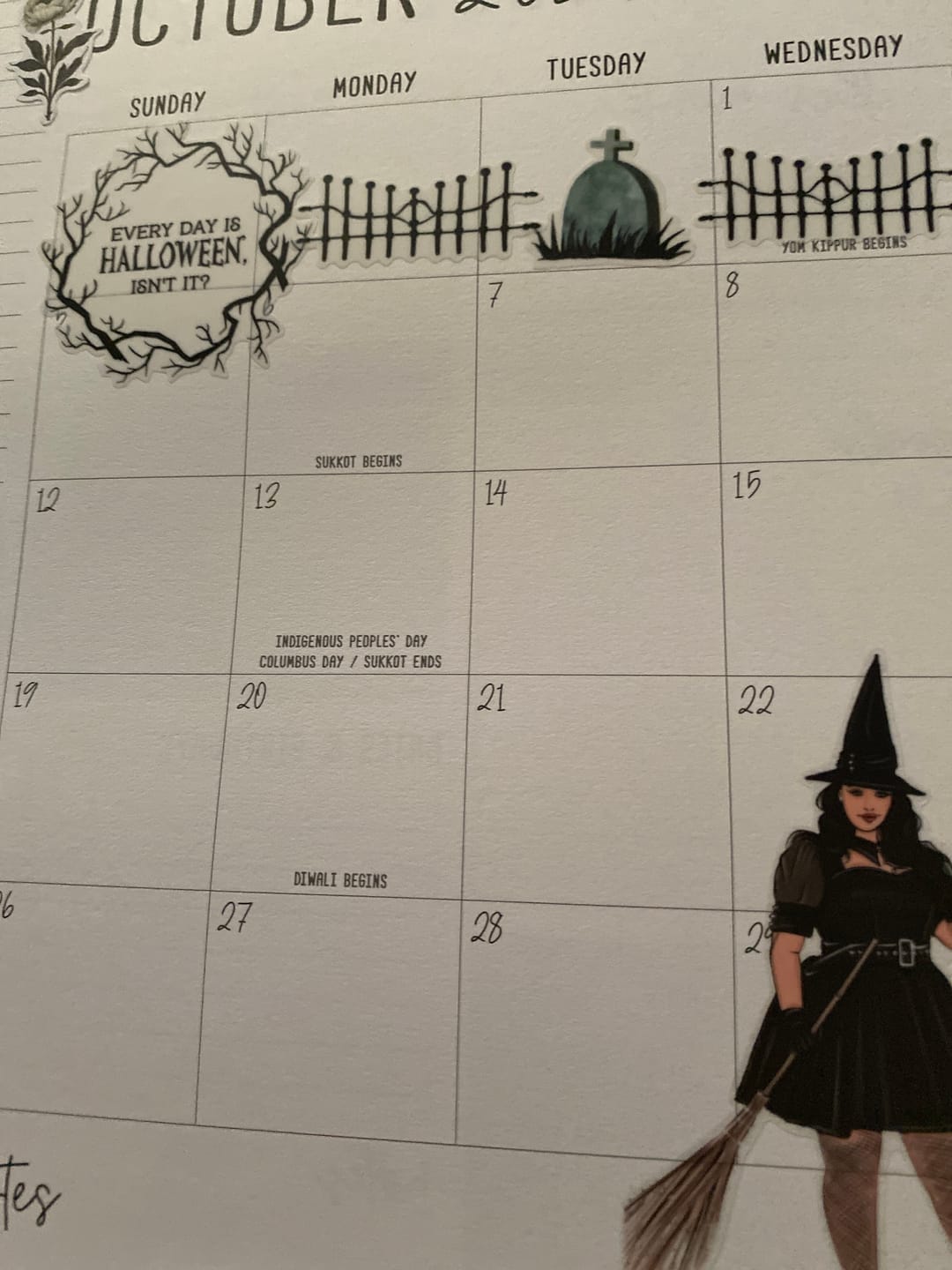 Customer photo review of This Is My Year Planner Sticker Book