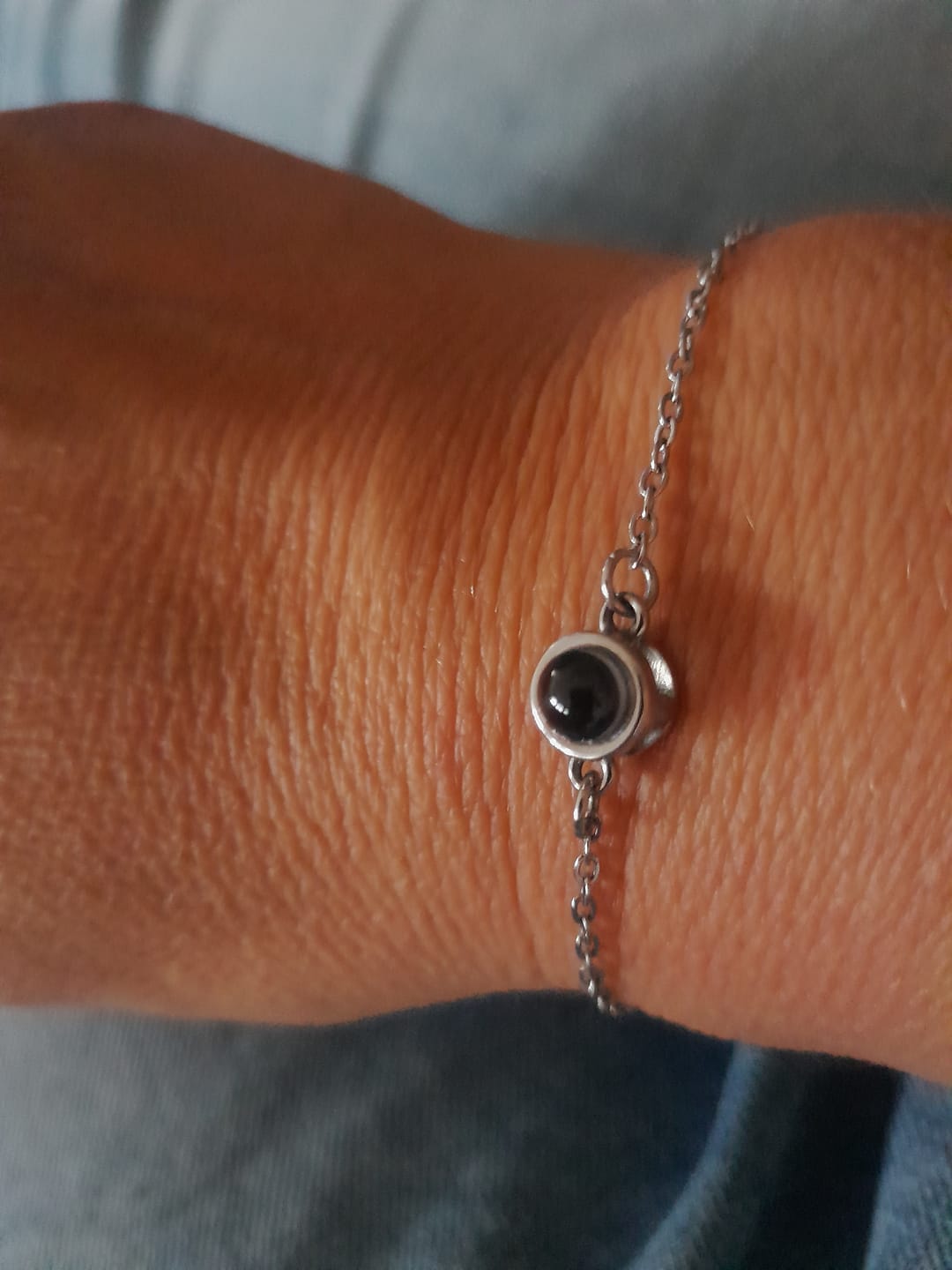 Customer photo review of Photo Projection Bracelet