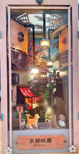 Customer photo review of Kyoto Gion Book Nook Kit