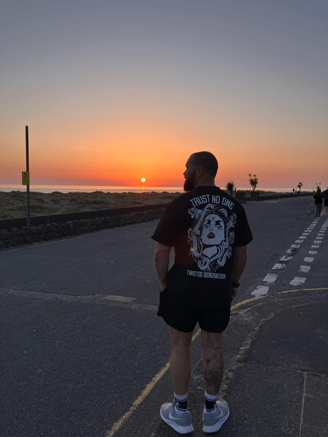 Customer photo review of Skull & Snake Oversized T-shirt