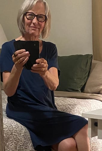 Customer photo review of Desi Nightgown - Starry Night