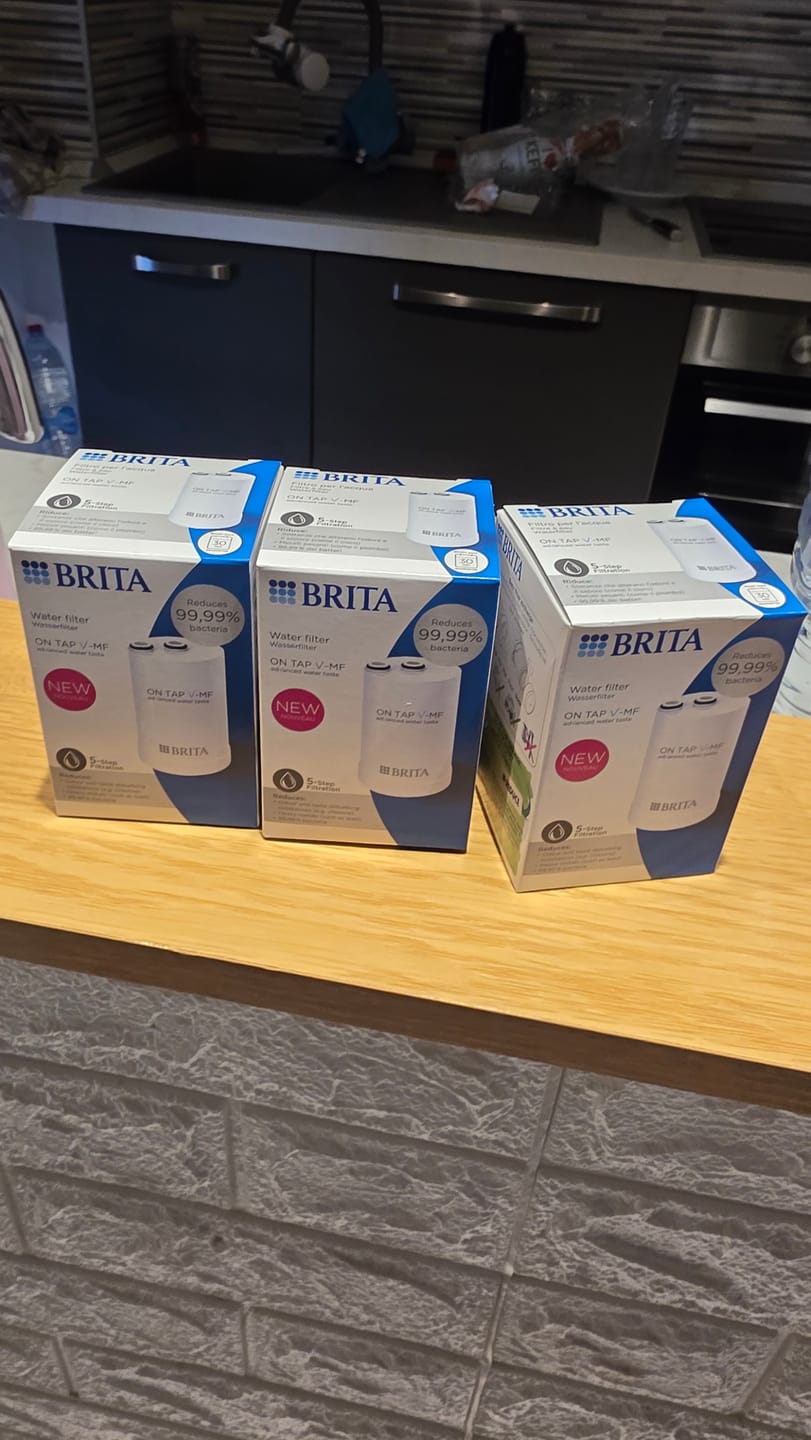 Customer photo review of BRITA Filtro Per Sistema On Tap V-MF, Filtro Per Ridurre Cloro, Microplastiche, Batteri e Metalli Pesanti