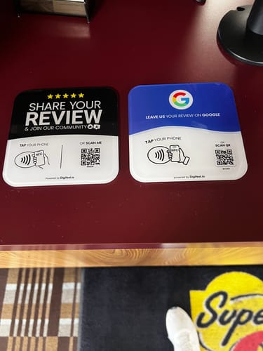 Customer photo review of Google Reviews - Plate
