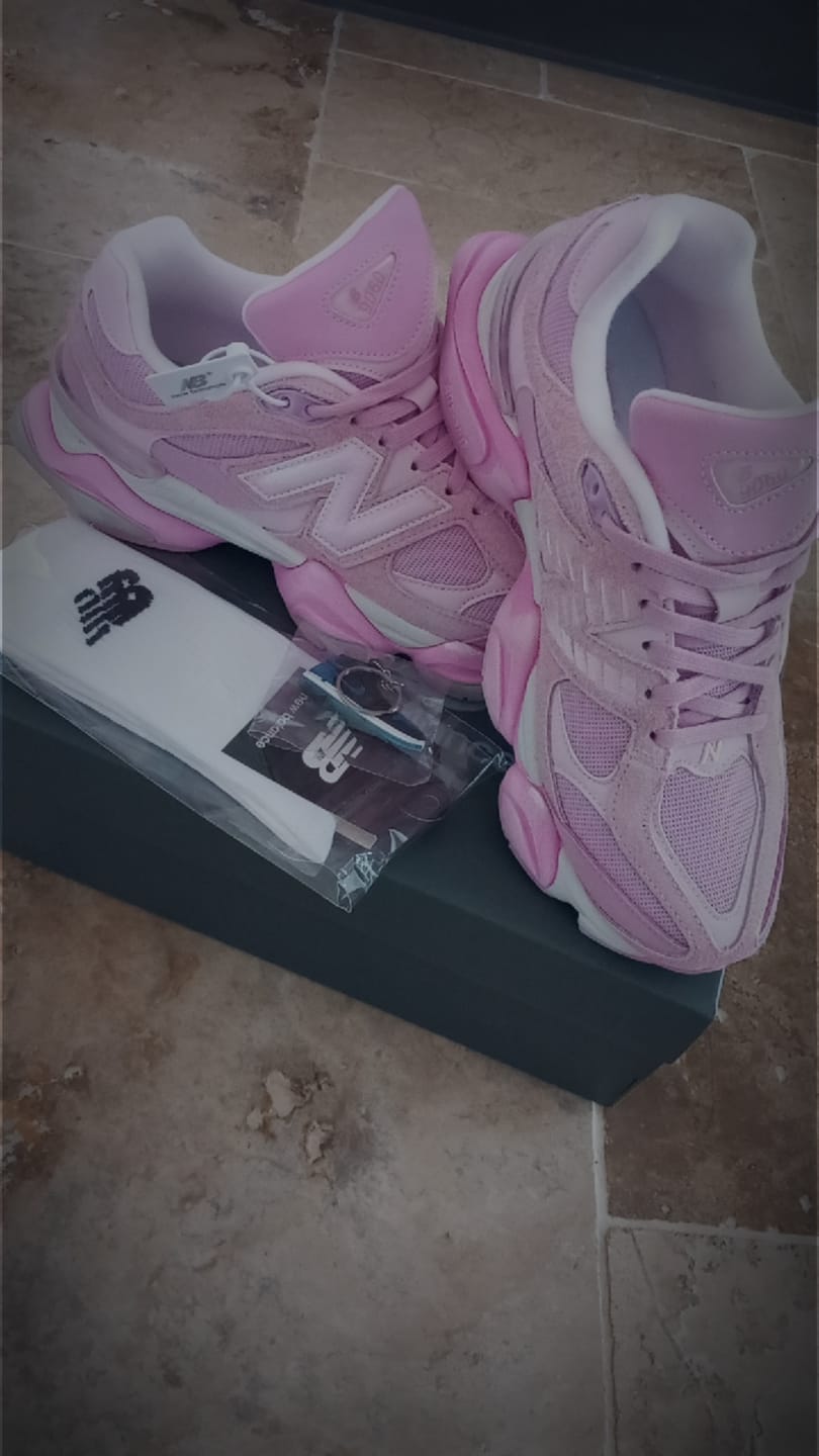 Customer photo review of New balance 9060 PINK 2025