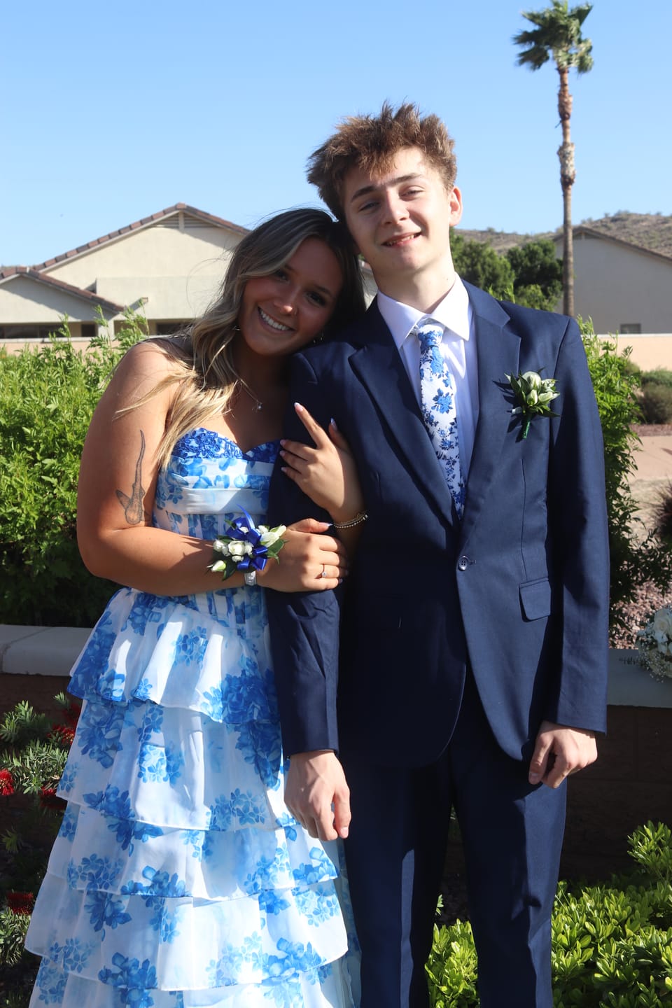 Customer photo review of Blue and Bright - Tie