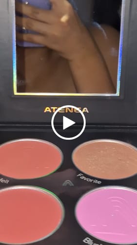 Customer video review of PALETA DE RUBORES GLAMBLACK