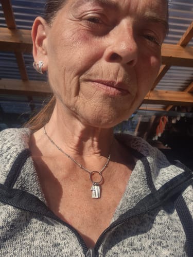 Customer photo review of Necklace: Aria