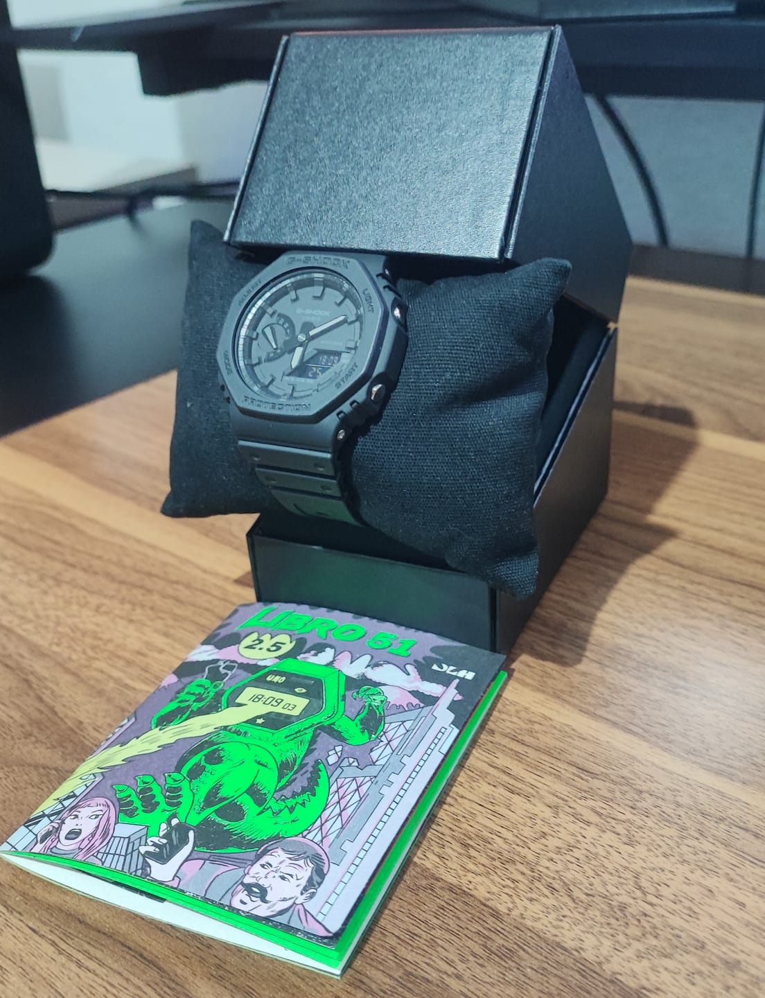 Customer photo review of Reloj Casio G-Shock Royal Oak "Casioak" GA-2100-1A1JF Carbon Core Negro JDM