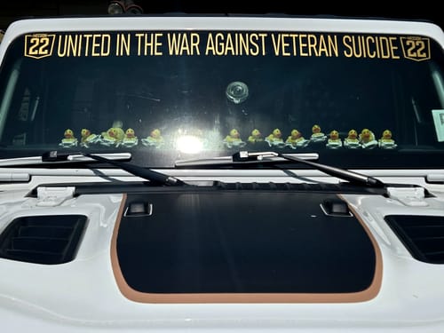 Customer photo review of Rubicon Hood Graphic - Outlined