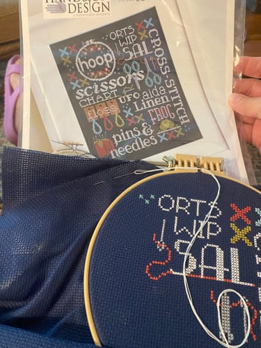 Customer photo review of Let's Talk Stitching - Hands On Design Paper Pattern