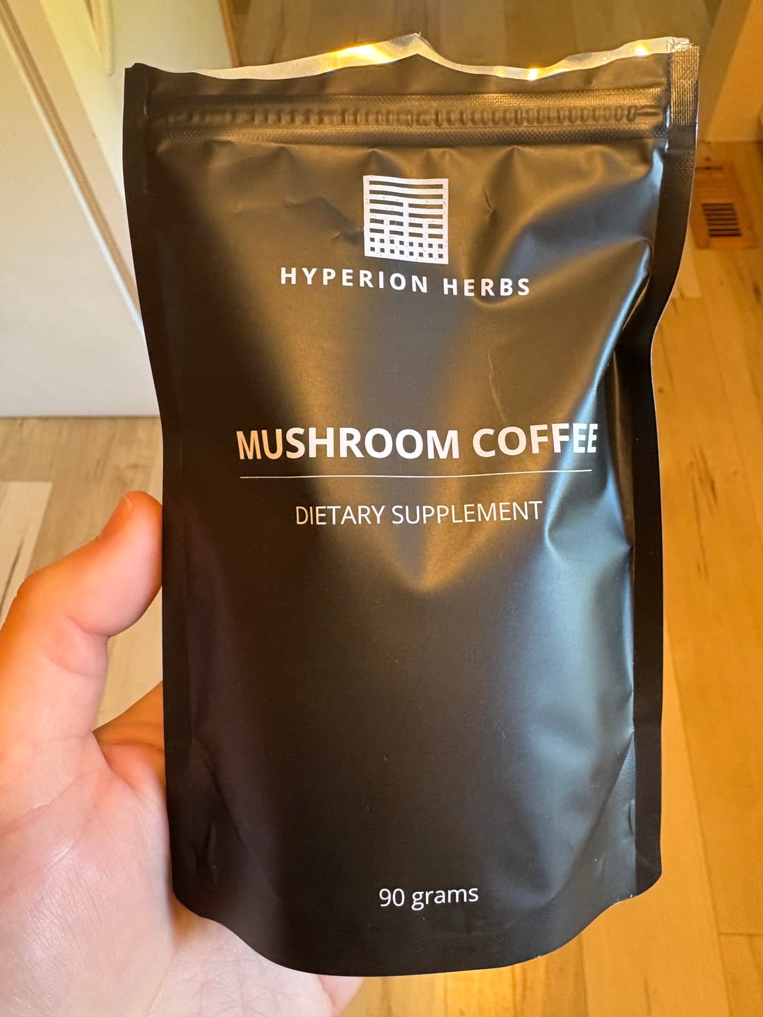 Customer photo review of Mushroom Coffee