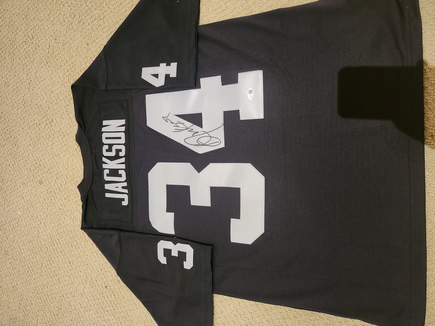 Customer photo review of Bo Jackson Autograph Signing