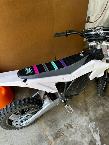 Customer photo review of Custom Seat Cover: Electro & Co ETM RTR