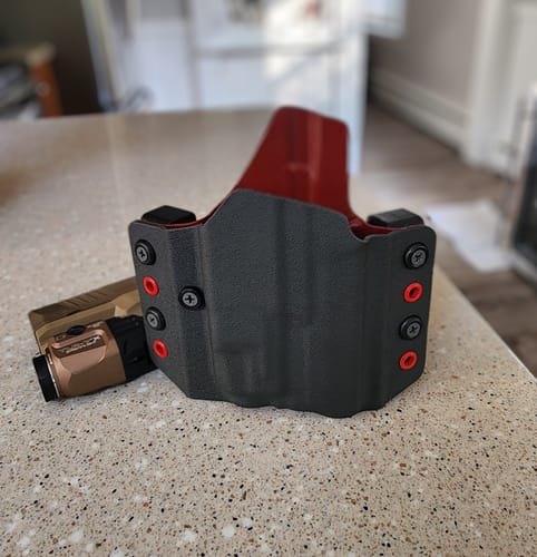 Customer photo review of OWB Holster - Light Bearing