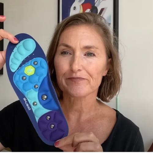 Customer photo review of OrthoShoes Magnetic Insoles