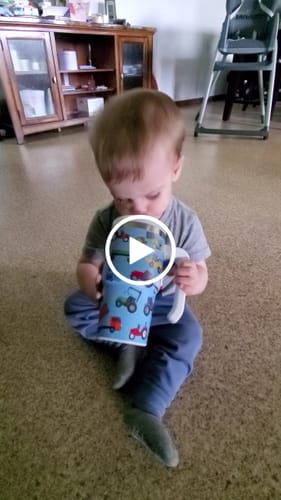 Customer video review of Farm Vehicles Spill Proof Kids CREWCUP 20oz