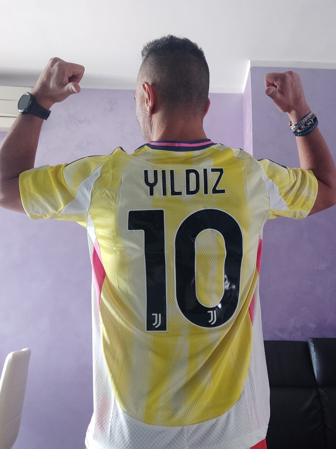 Customer photo review of MAGLIA JUVENTUS TRASFERTA 2024/25