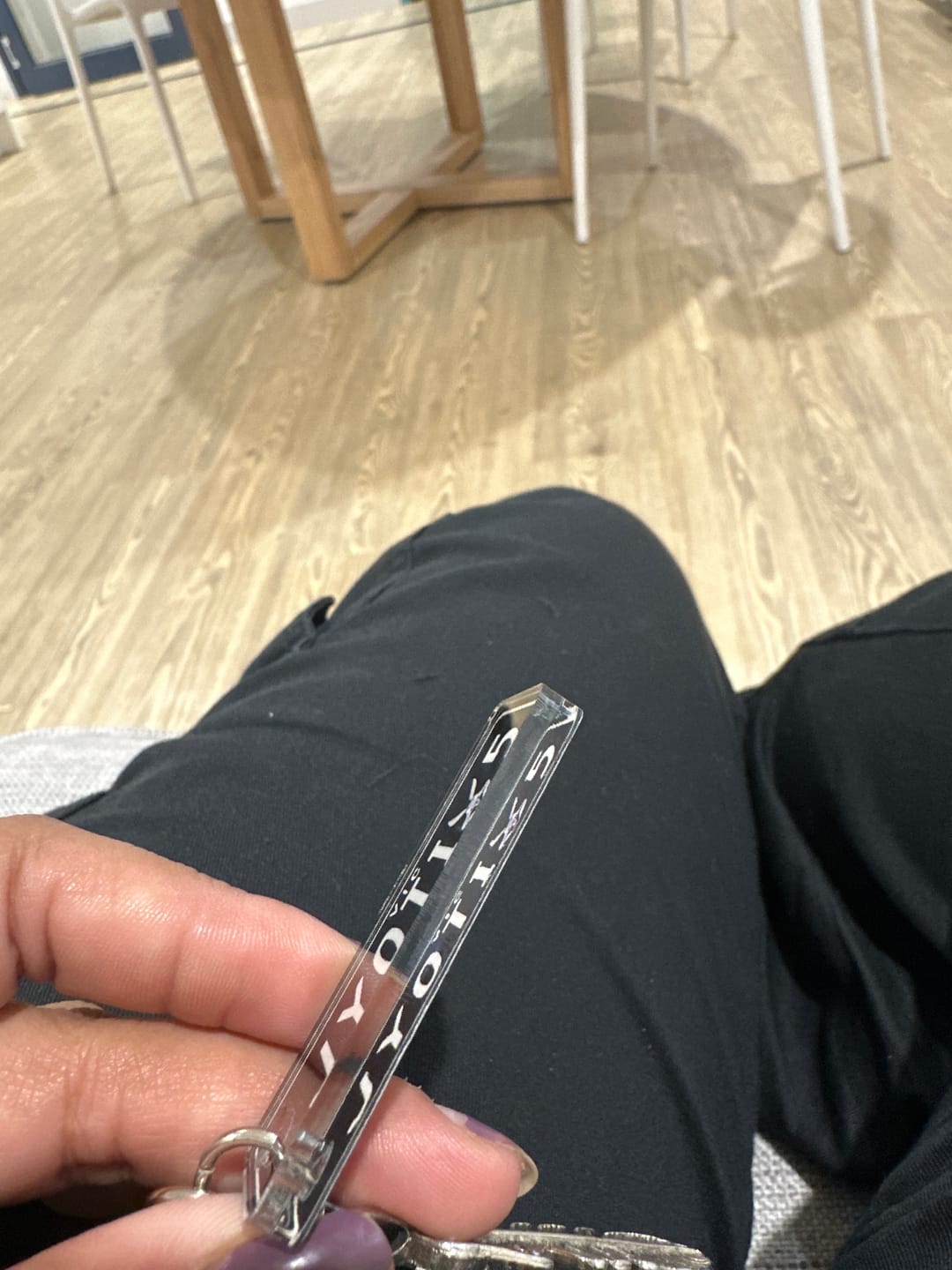 Customer photo review of VIC Deluxe Licence Plate Custom Keychain