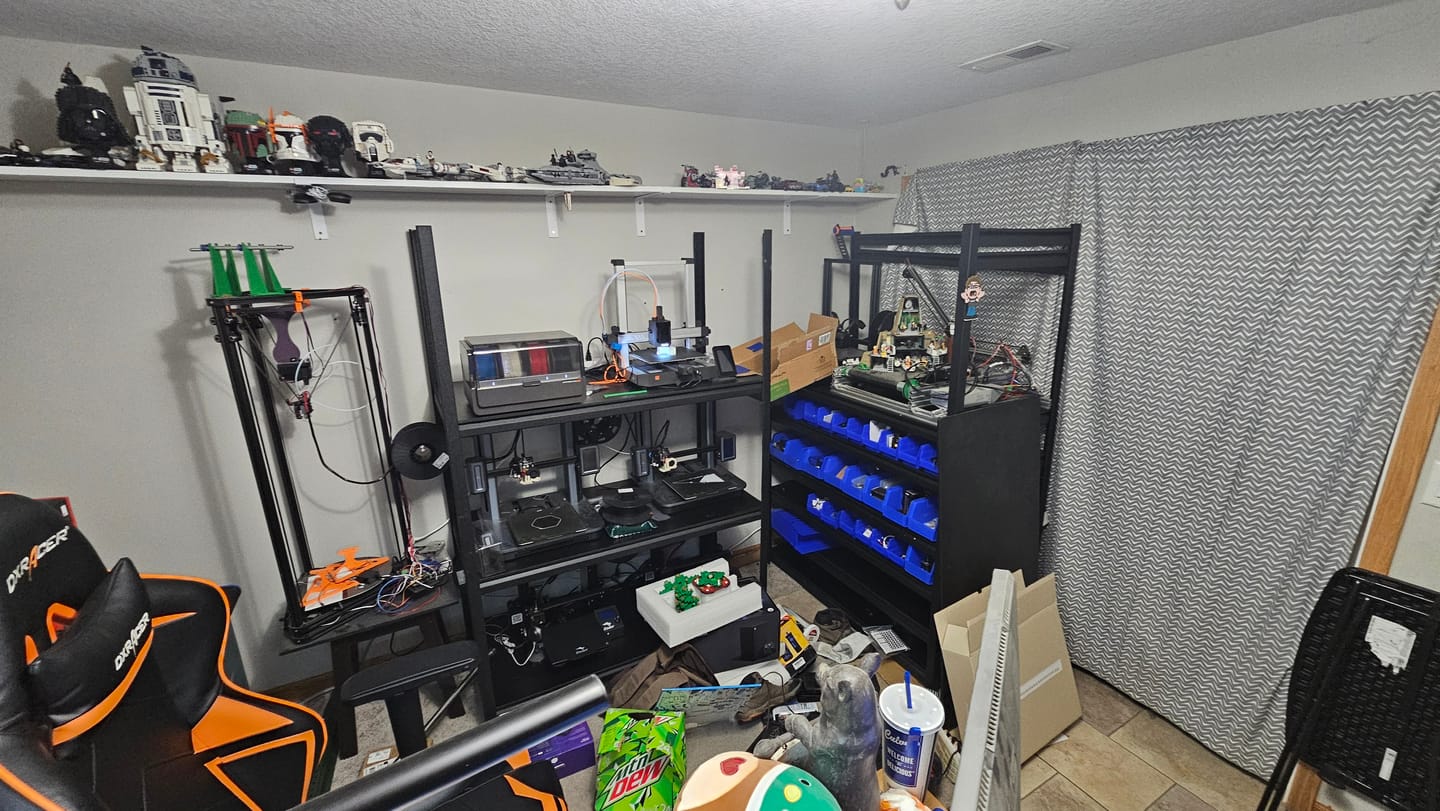 Customer photo review of 5 Shelf Storage Rack