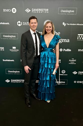 Customer photo review of Icon Gown by Mac Duggal - RENTAL