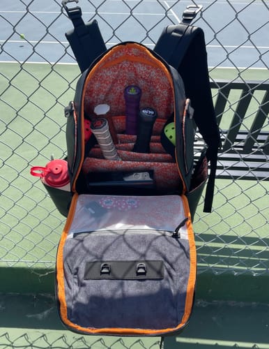 Customer photo review of B&B X FORWRD Court Caddy Backpack (Bag Only, No Shoe Cube, No Eyewear Case)