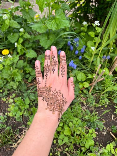 Customer photo review of Henna Cone (20g) Single