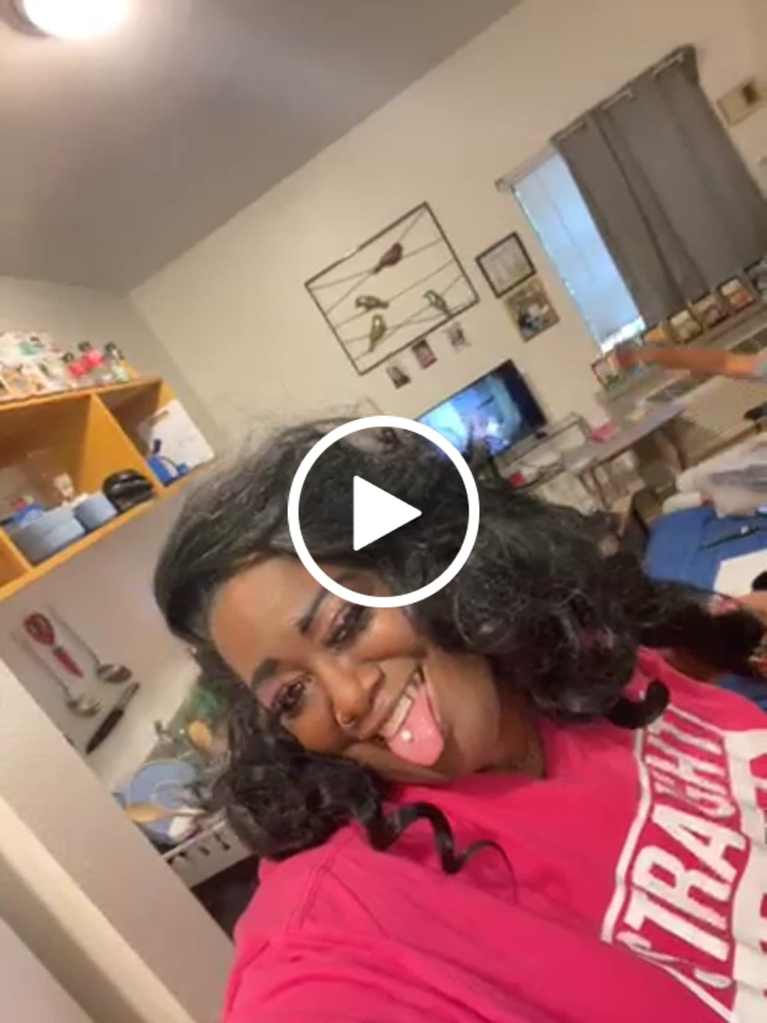Customer video review of Sensationnel Bare Lace Glueless Human Hair Blend 100% Full Lace Wig - FULL LACE UNIT 4