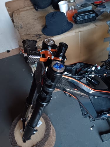 Customer photo review of Headlight Bracket for Surron, Segway, Talaria, E-Ride Pro