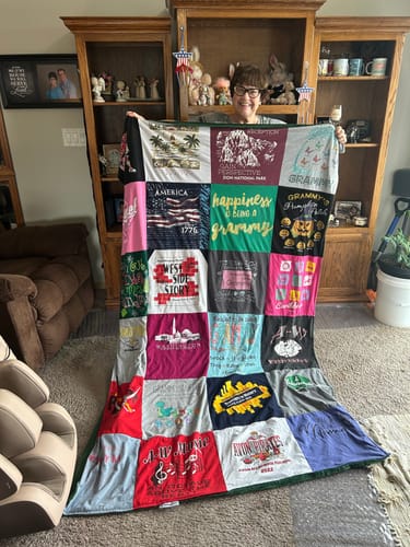 Customer photo review of T-Shirt Quilts