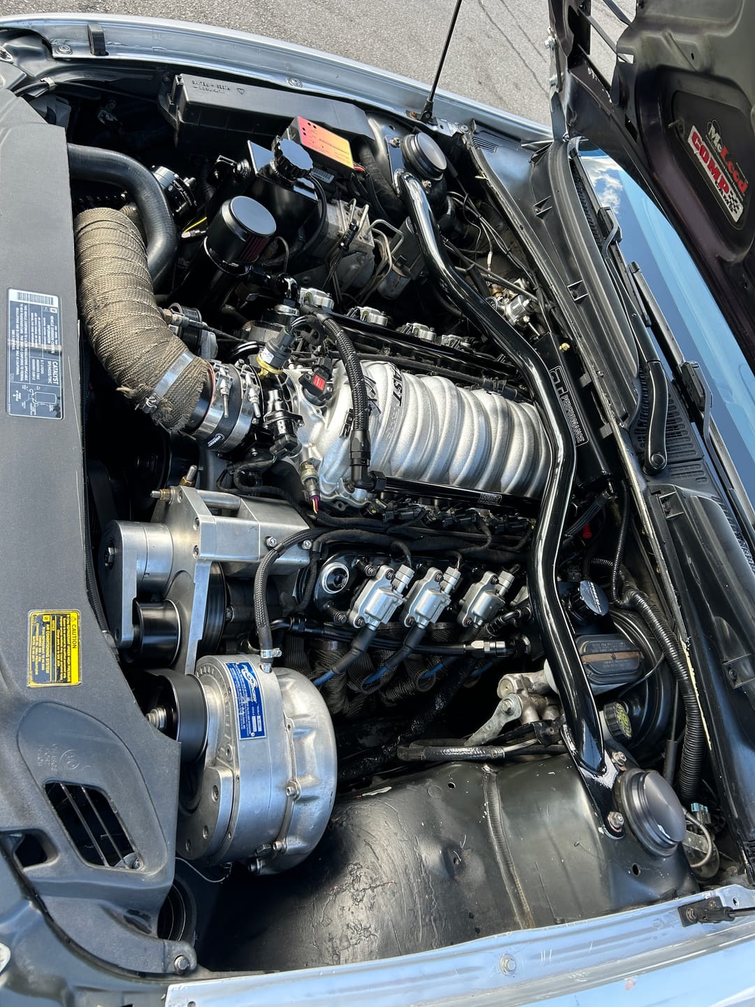 Customer photo review of ICON 92/95mm Cable Drive Throttle Body (Black) w/ Interchangeable Connection