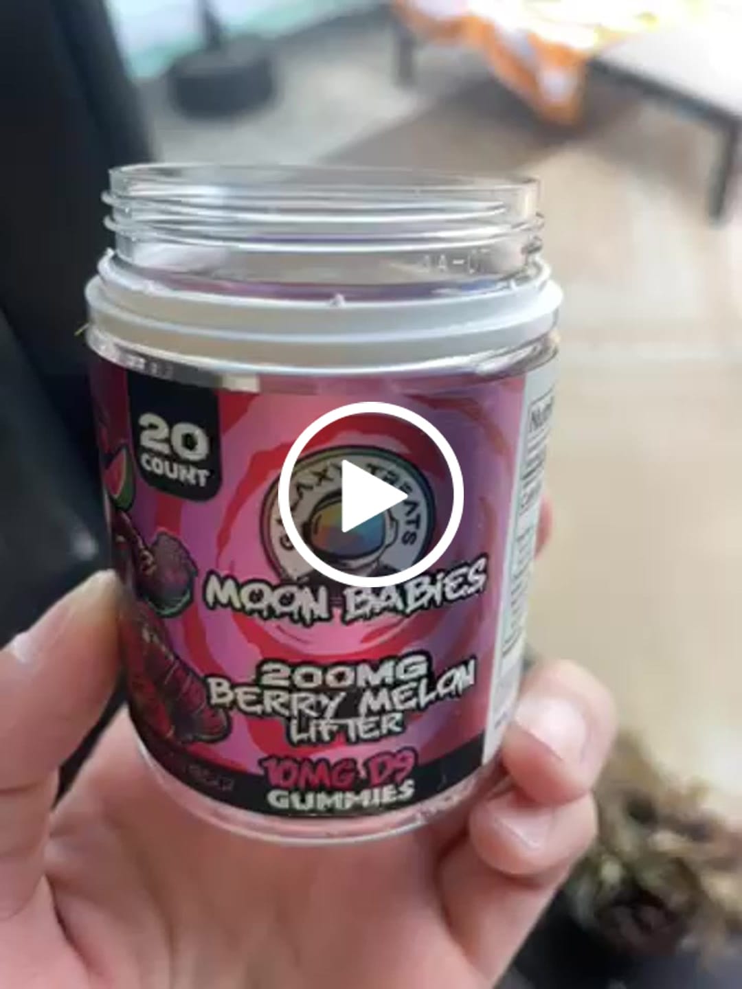 Customer video review of Berry Melon Lifter D9 Gummies