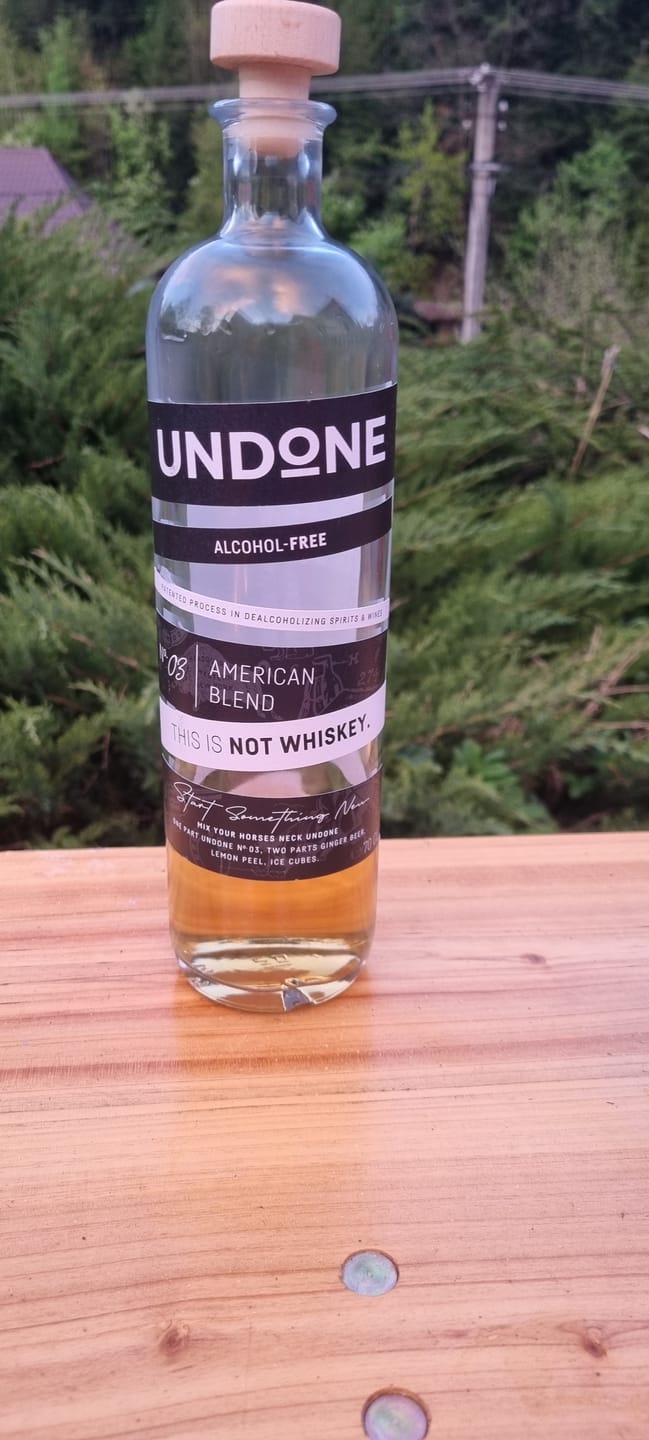Customer photo review of UNDONE NO. 3 AMERICAN BLEND | NOT WHISKEY