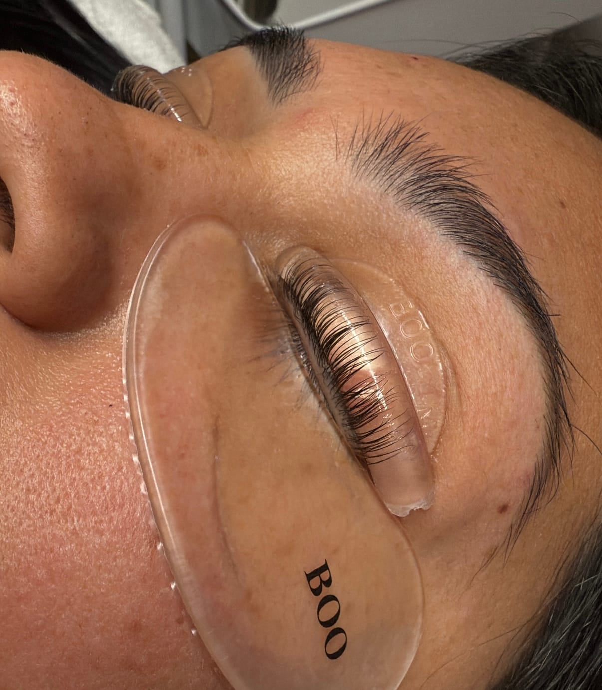 Customer photo review of Deluxe Lash & Brow Balm