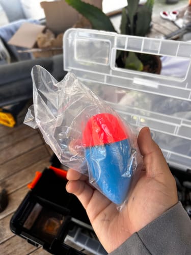 Customer photo review of Rockfish Bobber 2.25 oz for Long Casting Fisherman's Life®
