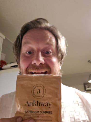 Customer photo review of Mushroom Gummies