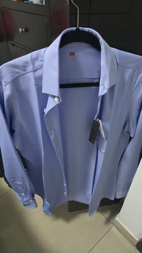 Customer photo review of Camisa Traveler Monono Slim Fit