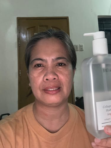 Customer photo review of Bad Skin™ Korean Collagen Bomb Hydrating Ampoule