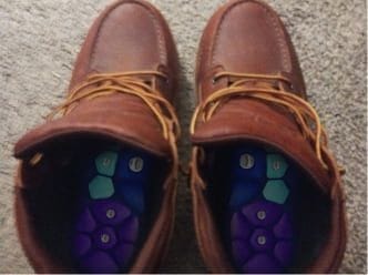 Customer photo review of OrthoShoes Magnetic Insoles