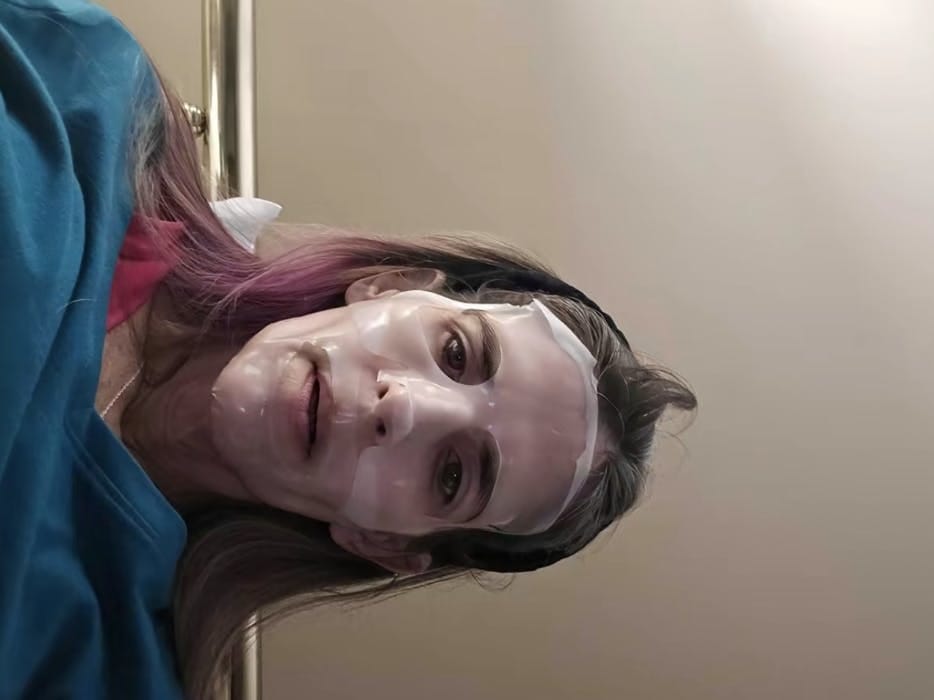 Customer photo review of Collagen Boosting Mask