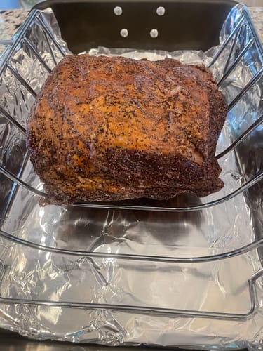 Customer photo review of Pre-Cooked Smoked Prime Rib